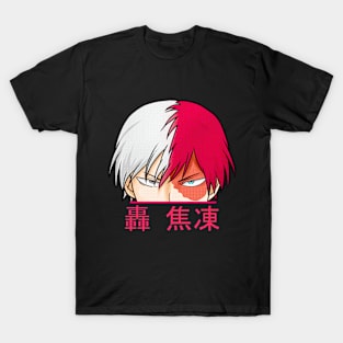 shoto todoroki+Retro Style T-Shirt